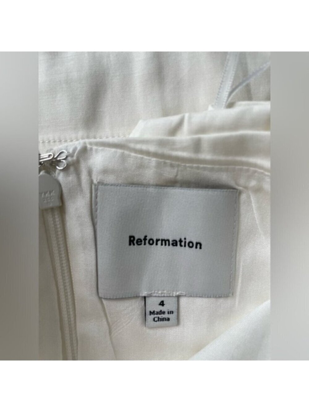 NEW Reformation Laguna Two Piece Matching Midi Skirt Set White | US 4 UK 8 - Picture 11 of 15